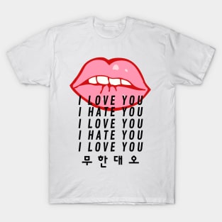 Biting lips T-Shirt